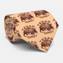 Armadillo Texas Turkey herr tie