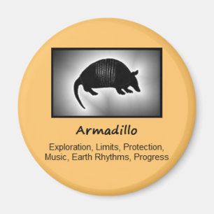 Armadillo Totem Animal Spirit: Magnet