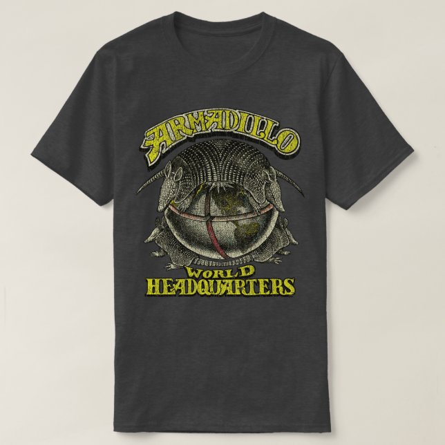 Armadillo World Headquarters 1970 T Shirt (Design framsida)