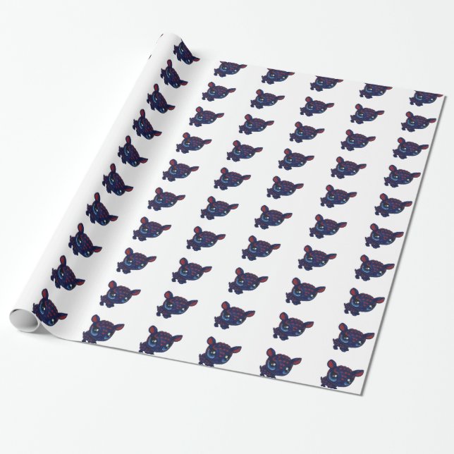 Armadillo Wrapping Papper Presentpapper (Utrullad)