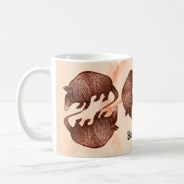Armadillo Yin Yang Kaffemugg (Vänster)