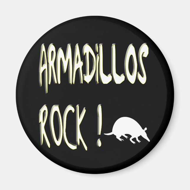 Armadillos Sten! Magnet (Framsidan)