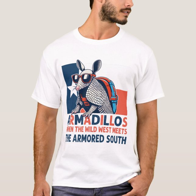 Armadillos - Texas Armadillos T Shirt (Framsida)