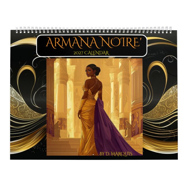 ARMANA NOIRE' 2027 KALENDER (Omslag)
