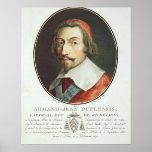 Armand Jean Duplessis, kardinal, Duc de Richelieu Poster