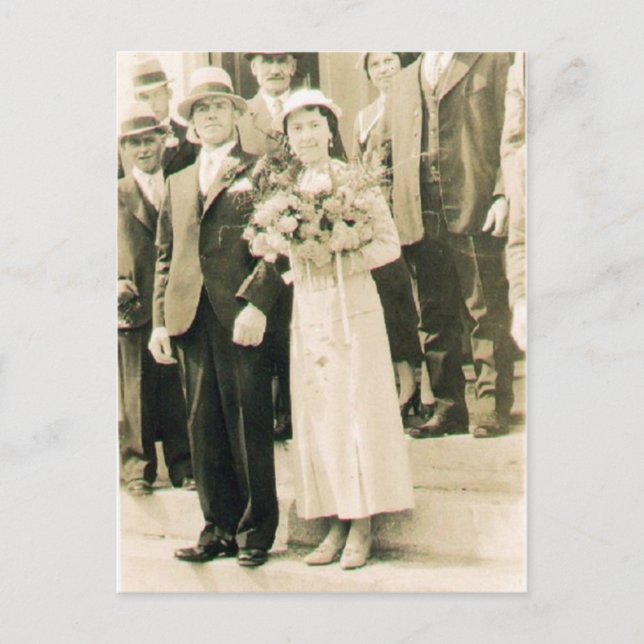 Armand och Lucienne Vykort (Framsida)