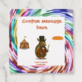 Armand, ringledare armadillo gåvor etiketter