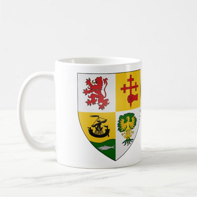Armar Av Macdonald Av Clanranald Kaffe Mugg (Vänster)