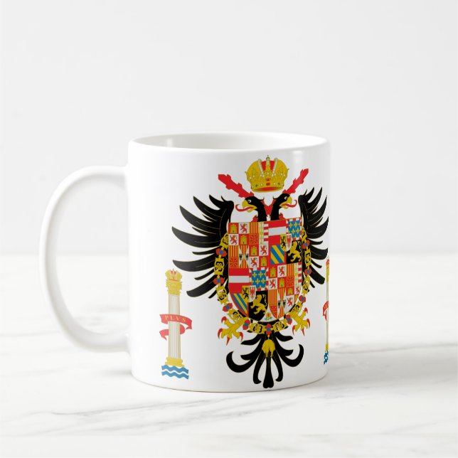 Armas De Carlos I De España Kaffemugg (Vänster)