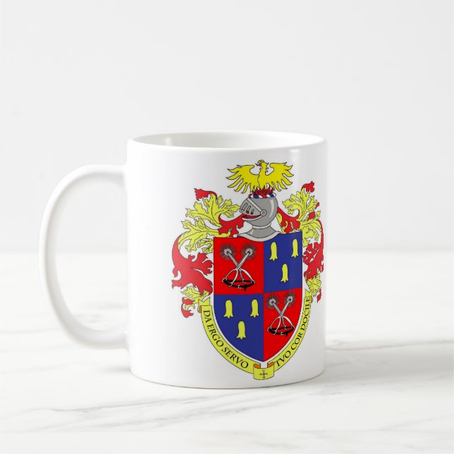 Armas de don Carlos Cerda Acevedo Kaffemugg (Vänster)