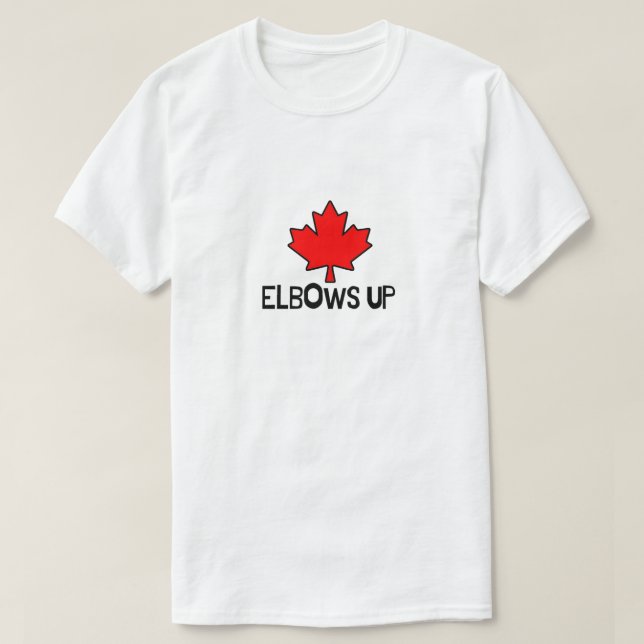 armbågar upp t shirt (Design framsida)