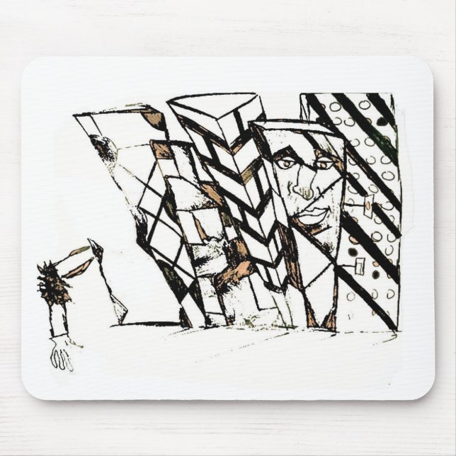 armbågstyp, spike musmatta (Framsidan)