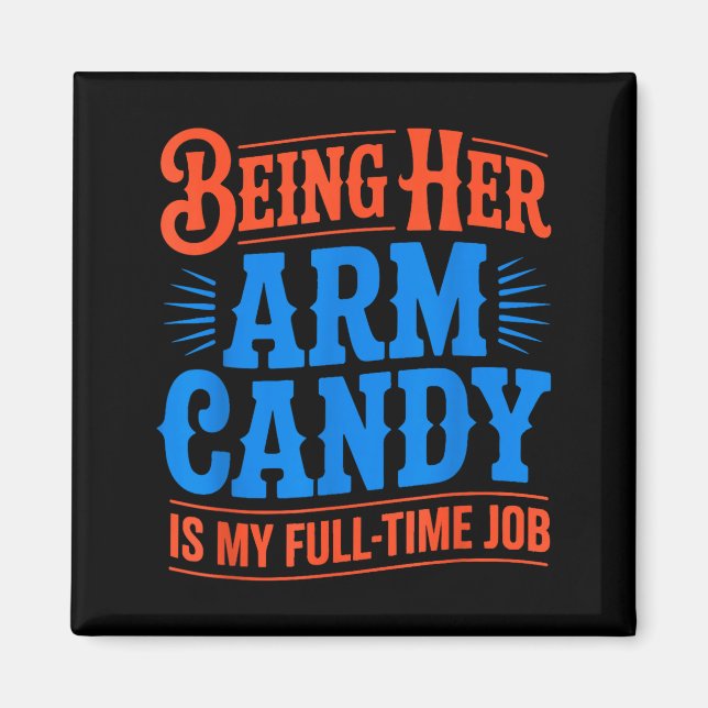 Armbandsfullständig anställningförlovningsfästmanp magnet (Framsidan)