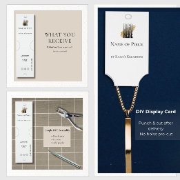 Armbandshållare Hängande display Gör-det-själv Sta Visitkort