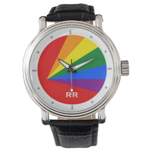 Armbandsur för gay pride för LGBT-färgregnbåge