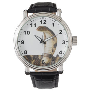 Armbandsur "för kungkobra" design