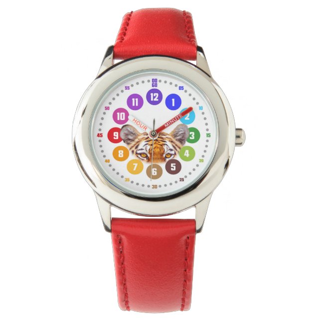 Armbanduhr als Lernuhr für Kinder - Geschenk Armbandsur (Framsida)