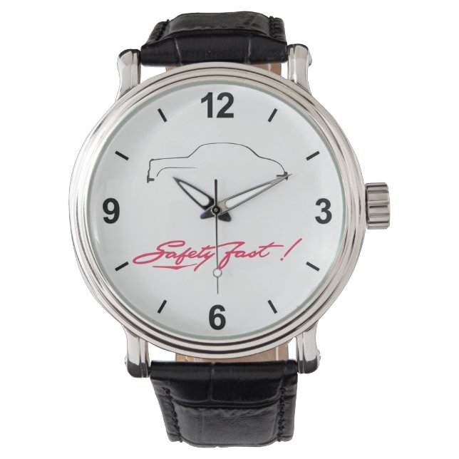 Armbanduhr mit MG Magnette Silhoutte Armbandsur (Framsida)