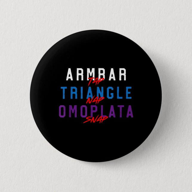 Armbar Triangel Omoplata Jiu Jitsu MMA Knapp (Framsida)