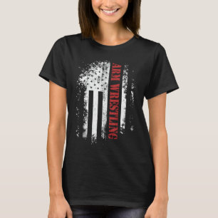 Armbrottningsflaggans armpressböjar t shirt