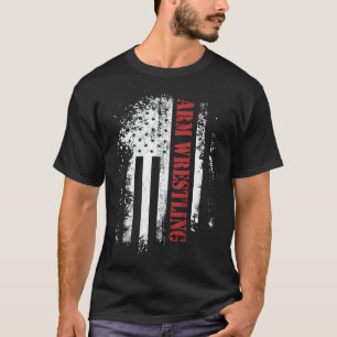 Armbrottningsflaggans armpressböjar t shirt