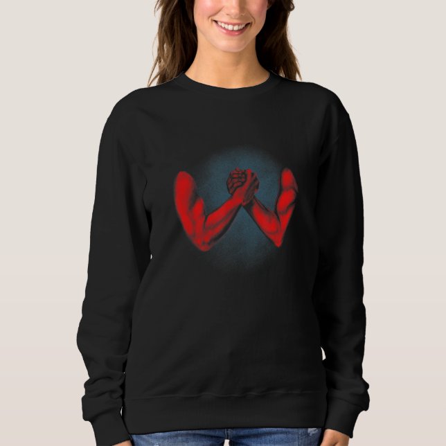 Armbrytare Hand Wrestler T Shirt (Framsida)