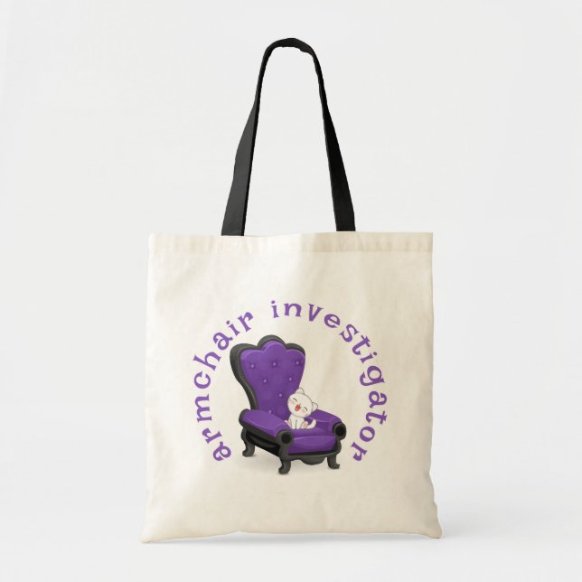 Armchair Investigator Bag Tygkasse (Framsidan)