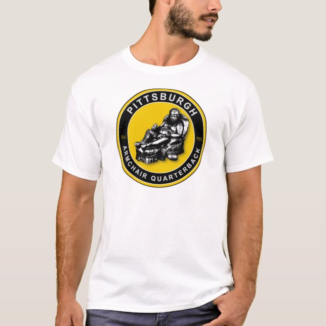 ARMCHAIR QB - Pittsburgh T-shirt (Framsida)