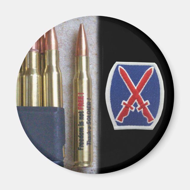 Armé 10:e bergsdiv iraq nam vfw Magnet (Framsidan)