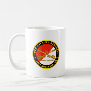 Armé - 10:e kavalleriregimen - Fort Arbuckle, OK - Kaffemugg