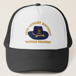 Armé - 10:e kavalleriregimen w Cav Hat Keps
