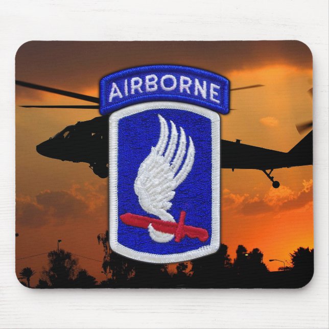 Armé 173:e ABN BDE Airborne Brigade-veterinärer Musmatta (Framsidan)