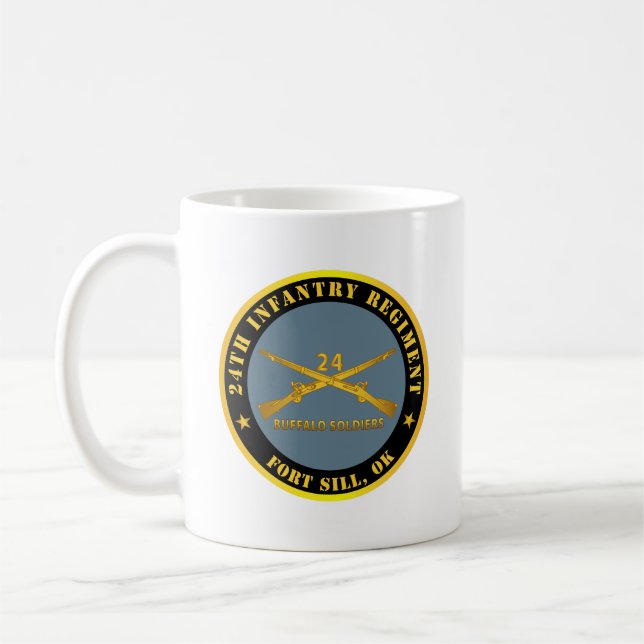 Armé - 24:e infanteriregimen - Fort Sill, OK - Bu Kaffemugg (Vänster)