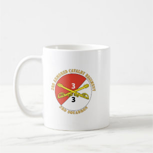 Armé - 3:e kvadraten - 3:e beväpnade kavalleriregi kaffemugg