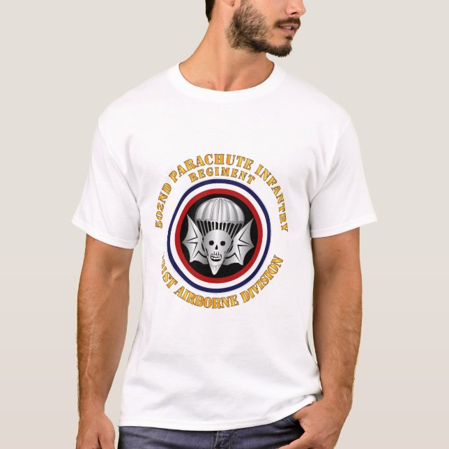 Armé - 502:a PIR - 101:a Airborne Division T Shirt (Framsida)