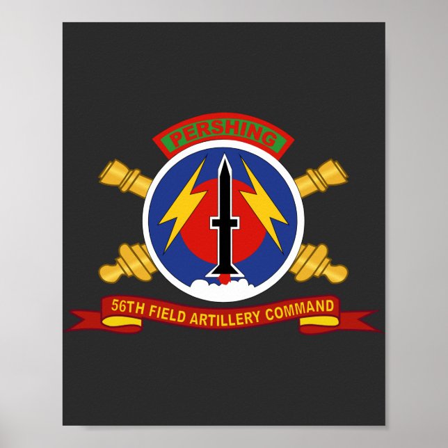 Armé - 56:e Fält-artillerikommando Poster (Framsidan)