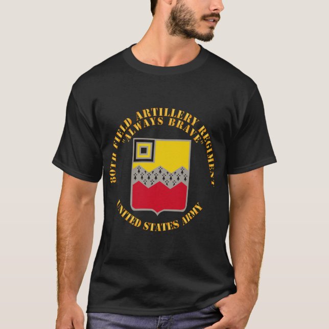 Armé - 80:e Fält artilleriregimen - A T Shirt (Framsida)