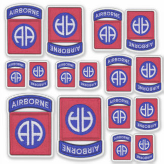 Armé 82:a ABN Airborne Division Fort Bragg Contour Klistermärken