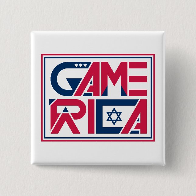 Armé av Amerika. Spel Knapp (Framsida)