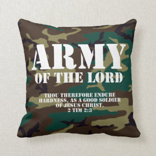 Armé av lorden, bibelScripture Camo Kudde