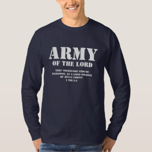 Armé av lorden, kall kristna manar T-tröja T Shirt