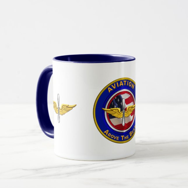 Armé Aviation Veteran Mugg (Framsida vänster)