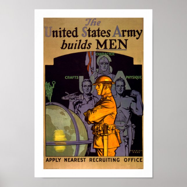 Armé Bygger MANAR Poster (Framsidan)