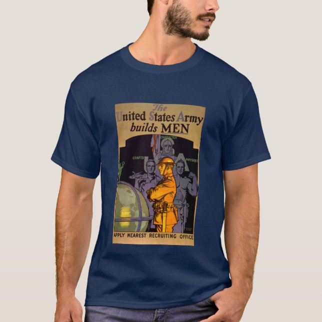 Armé bygger MANAR Tee Shirt (Framsida)