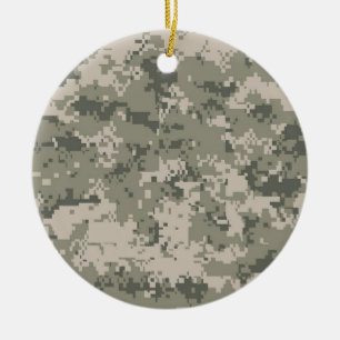 Armé Camo Julgransprydnad Keramik