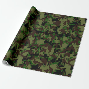 Armé Camo Mönster Presentpapper