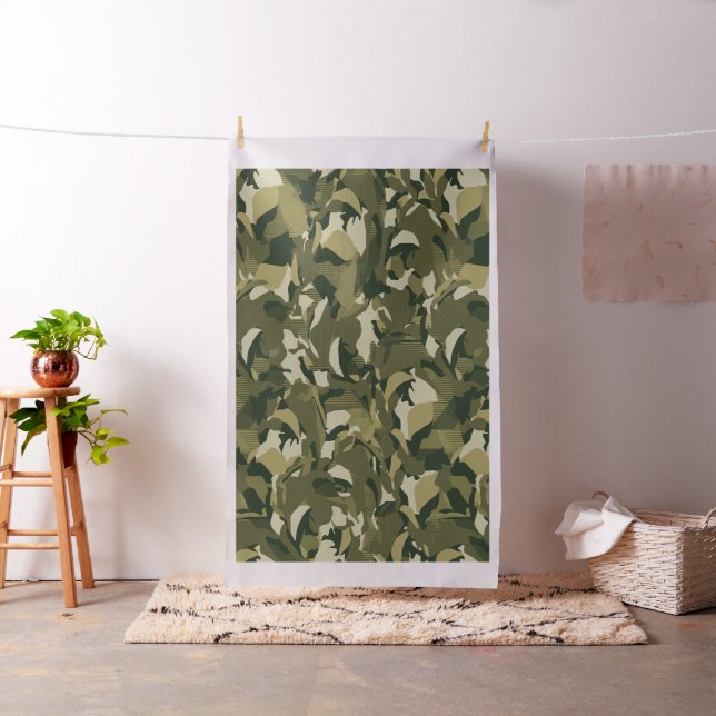 Armé Camo Mönster Tyg (In Situ)