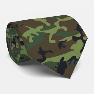 Armé Camouflage Veteran Neckties Neck Tie