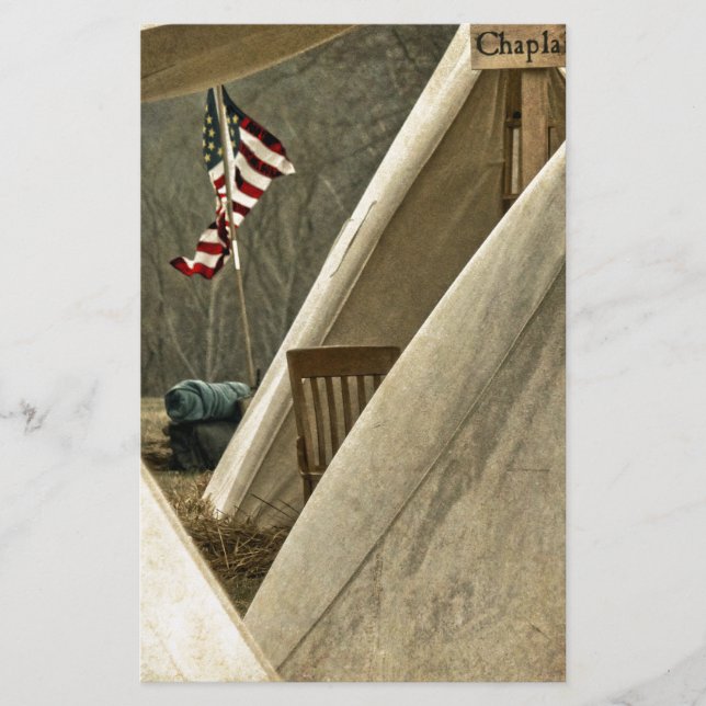 Armé Chaplain Brevpapper (Framsida)