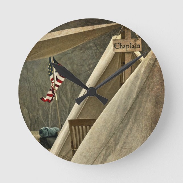Armé Chaplain Rund Klocka (Framsida)